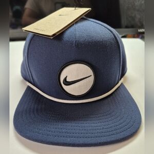 Nike Navy Blue Training Dri-Fit Golf Snap back Hat Cap